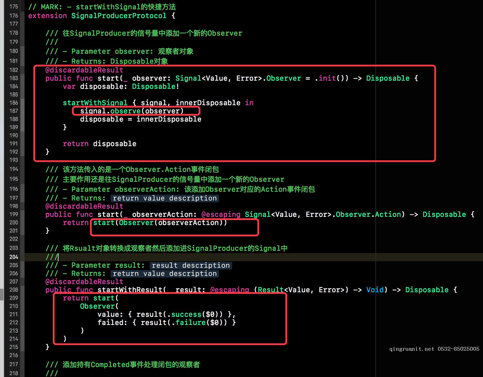 ReactiveSwift源碼解析(九) SignalProducerProtocol延展中的Start、Lift系列方法的代碼實(shí)現(xiàn)-Java培訓(xùn),做最負(fù)責(zé)任的教育,學(xué)習(xí)改變命運(yùn),軟件學(xué)習(xí),再就業(yè),大學(xué)生如何就業(yè),幫大學(xué)生找到好工作,lphotoshop培訓(xùn),電腦培訓(xùn),電腦維修培訓(xùn),移動(dòng)軟件開發(fā)培訓(xùn),網(wǎng)站設(shè)計(jì)培訓(xùn),網(wǎng)站建設(shè)培訓(xùn)